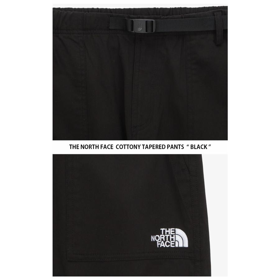 THE NORTH FACE ノースフェイス テーパードパンツ COTTONY TAPERED PANTS コットニー テーパード パンツ 長ズボン ロゴ メンズ レディース NP6NQ01J/K/L｜snkrs-aclo｜06