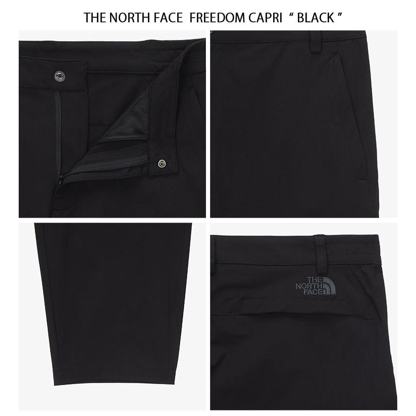 THE NORTH FACE ノースフェイス ハーフパンツ 七分丈 FREEDOM CAPRI カプリパンツ BLACK CHARCOAL パンツ ズボン 膝下丈 NR6KN00A/B THE NORTH FACE（ザ ノースフェイス） ノースフェイス ハーフパンツ 七