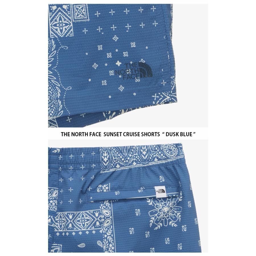 THE NORTH FACE ノースフェイス ショートパンツ SUNSET CRUISE SHORTS サンセット クルーズ ショーツ パンツ ペイズリー柄 メンズ レディース NS6NP16A/B/C/D｜snkrs-aclo｜07