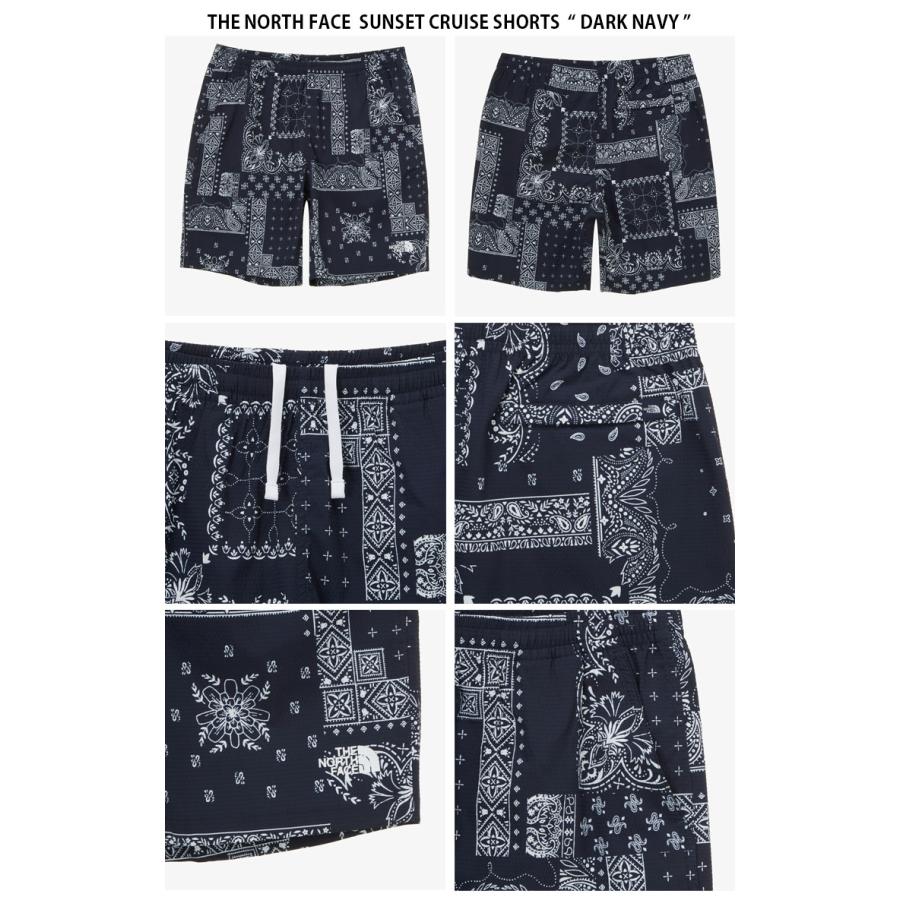 THE NORTH FACE ノースフェイス ショートパンツ SUNSET CRUISE SHORTS サンセット クルーズ ショーツ パンツ ペイズリー柄 メンズ レディース NS6NP16A/B/C/D｜snkrs-aclo｜08