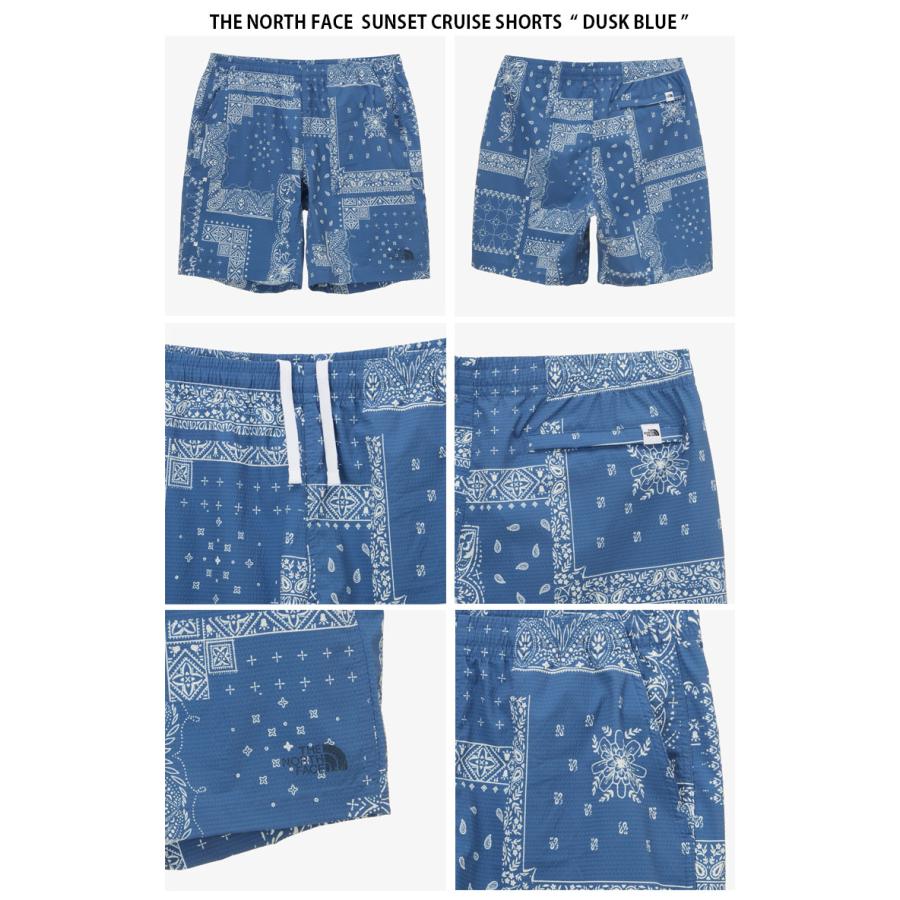 THE NORTH FACE ノースフェイス ショートパンツ SUNSET CRUISE SHORTS サンセット クルーズ ショーツ パンツ ペイズリー柄 メンズ レディース NS6NP16A/B/C/D｜snkrs-aclo｜11