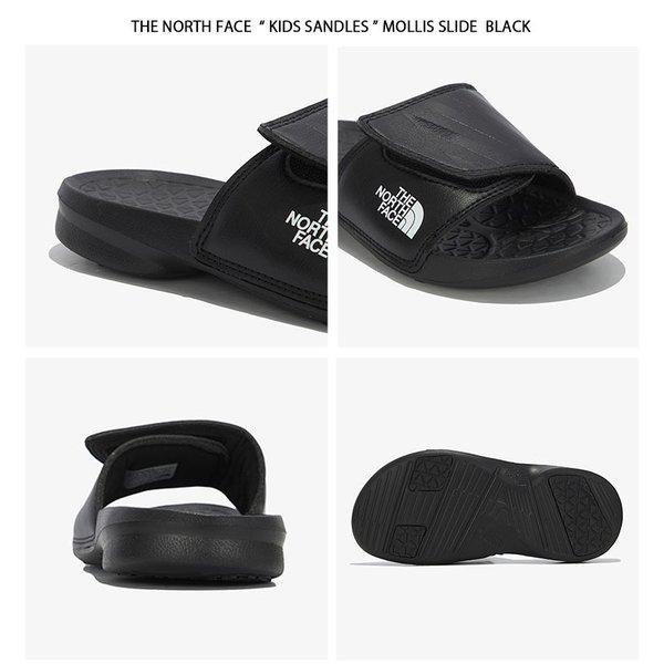 THE NORTH FACE ノースフェイス キッズ サンダル KID MOLLIS SLIDE シャワーサンダル スライドサンダル 子供用 男の子 女の子 ユニセックス NS96M04A/Bの画像