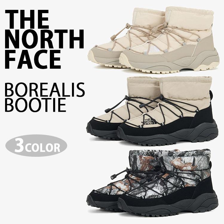 THE NORTH FACE ノースフェイス ブーツ ダウンブーツ BOREALIS BOOTIE ミディ ハーフブーツ BEIGE GRAY CREAM ウィンターブーツ NS99Q01 THE NORTH FACE（ザ ノースフェイス） ノースフェイス ブーツ ダウン