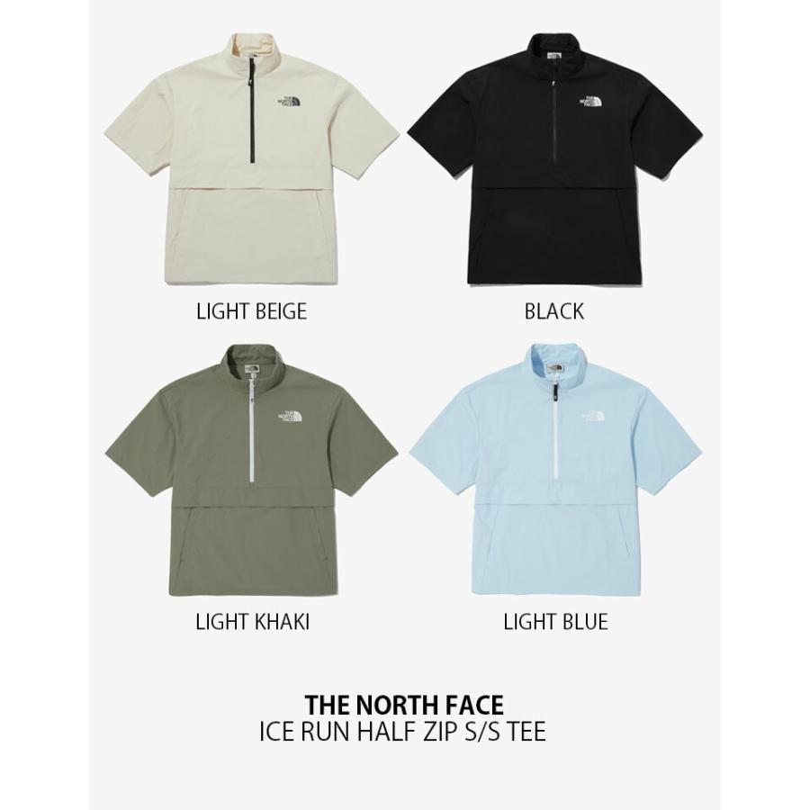THE NORTH FACE ノースフェイス Tシャツ ICE RUN HALF ZIP S/S THE NORTH FACE ノースフェイス Tシャツ ICE RUN HALF ZIP S/S