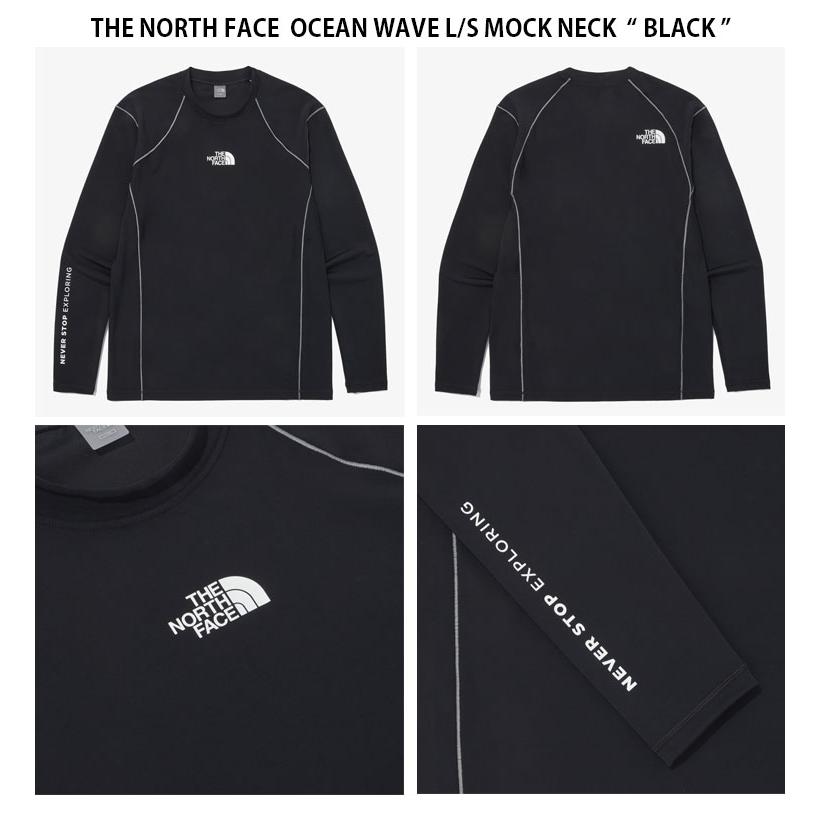 THE NORTH FACE ノースフェイス ラッシュガード OCEAN WAVE L/S MOCK-NECK オーシャン ウェーブ モックネック スイムウェア メンズ レディース NT7TQ17A/B/C/D｜snkrs-aclo｜08