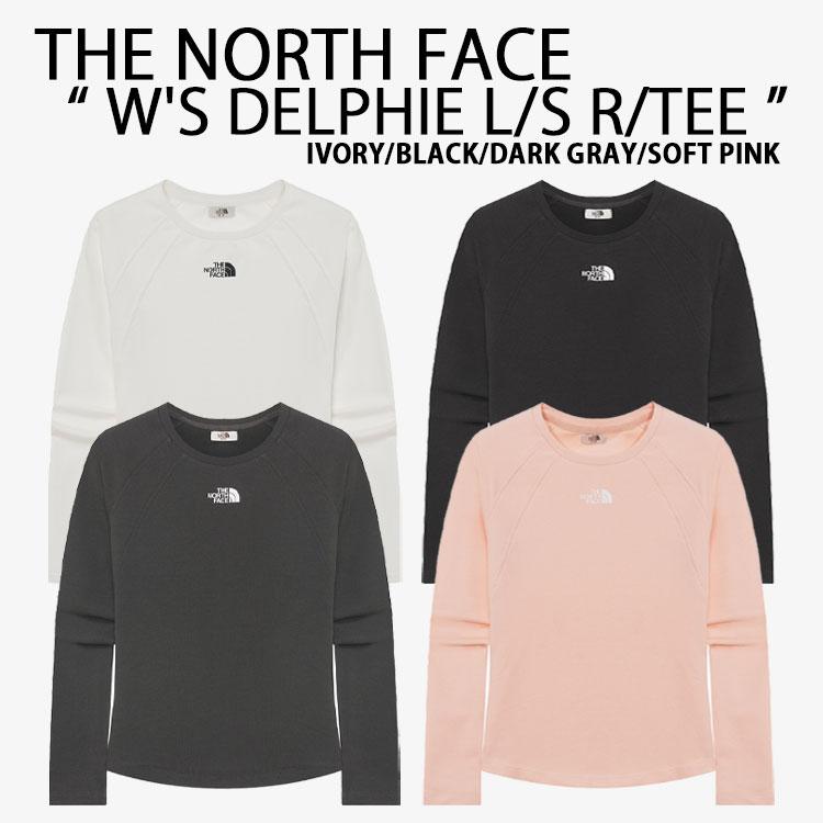 THE NORTH FACE ノースフェイス ホワイトレーベル レディース Tシャツ W’S DELPHIE L/S R/TEE ラウンドTシャツ WHITELABEL NT7TR30J/K/L/M THE NORTH FACE（ザ ノースフェイス） ノースフェイス ホワイト