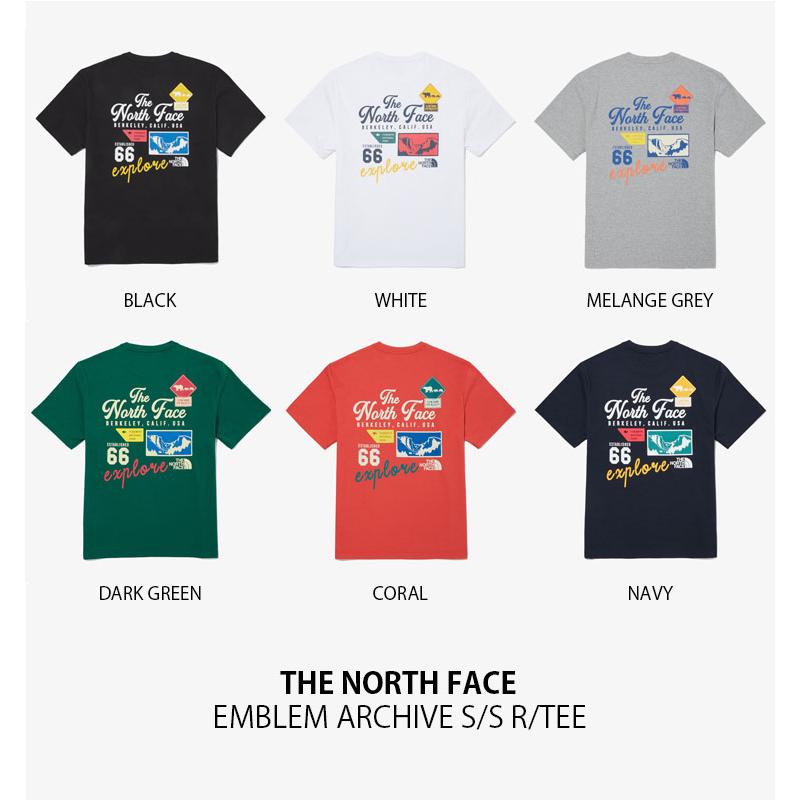 THE NORTH FACE ノースフェイス Tシャツ EMBLEM ARCHIVE S/S R/TEE エンブレム アーカイブ ティーシャツ 半袖 カットソー メンズ レディース NT7UQ10J/K/L/M/N/O｜snkrs-aclo｜08