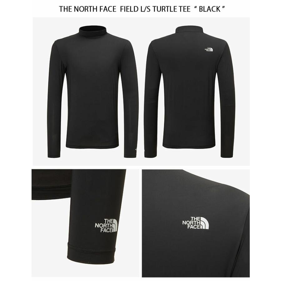 THE NORTH FACE ノースフェイス スポーツウェア FIELD L/S TURTLE TEE タートルネック インナーウェア ロンT 冷感素材 BLACK WHITE 冷感素材 NT7XP00K/J/L｜snkrs-aclo｜08