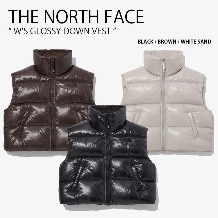 THE NORTH FACE ノースフェイス レディース ダウンベスト W'S GLOSSY DOWN VEST ウィメンズ グロッシー ダウン  ベスト ハイネック ロゴ 女性用 NV1DP81J/K/L : tnf-nv1dp81 : セレクトショップ a-clo - 通販 - 