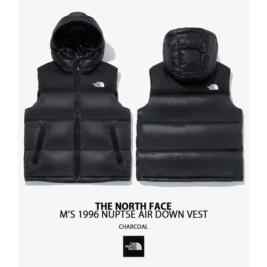 THE NORTH FACE ノースフェイス ダウンベスト M'S 1996 NUPTSE AIR DOWN VEST ヌプシ ベスト BLACK BEIGE CHARCOAL スタンドネック ロゴ NV1DQ50A/B/C｜snkrs-aclo｜11