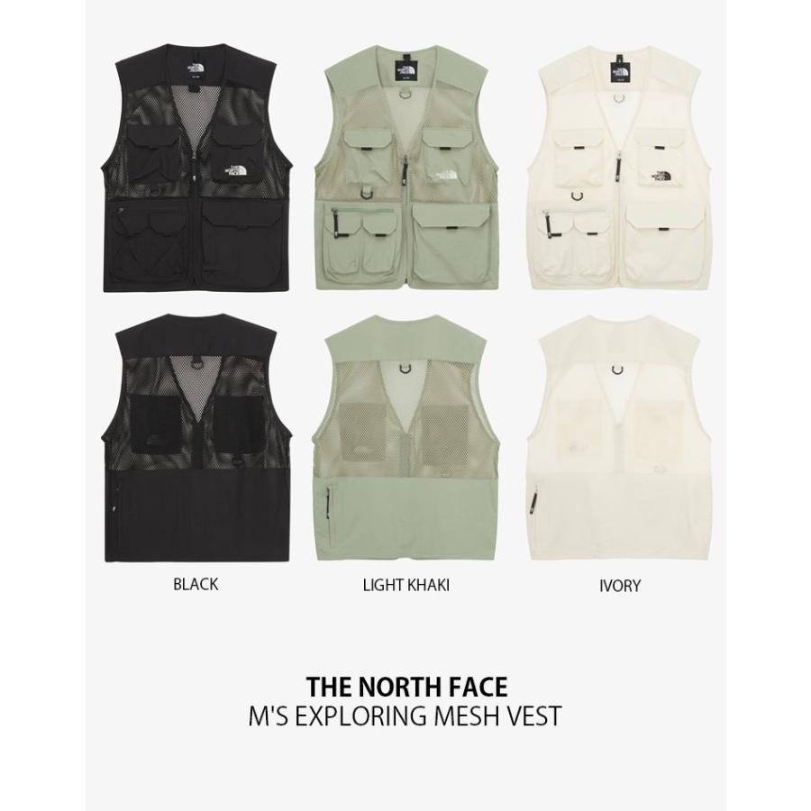 THE NORTH FACE ノースフェイス ベスト ジレ M'S EXPLORING MESH VEST エクスプローリング メッシュ ベスト ベストジャケット メンズ レディース NV5VQ03A/B/C｜snkrs-aclo｜05