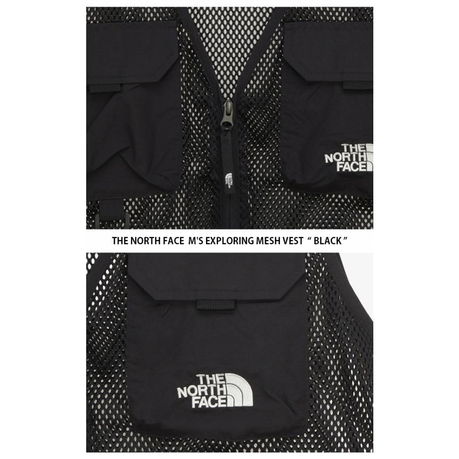 THE NORTH FACE ノースフェイス ベスト ジレ M'S EXPLORING MESH VEST エクスプローリング メッシュ ベスト ベストジャケット メンズ レディース NV5VQ03A/B/C｜snkrs-aclo｜06