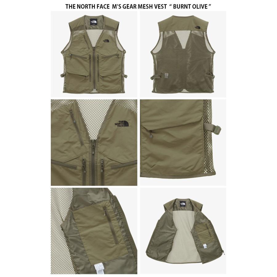 THE NORTH FACE ノースフェイス ベスト M'S GEAR MESH VEST ギア メッシュ ベスト ジレ ベストジャケット ジレベスト ロゴ メンズ レディース NV3BP01A/B/C｜snkrs-aclo｜09