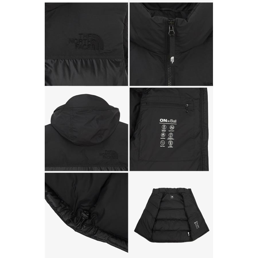 THE NORTH FACE ダウンベスト 黒・グレー THE NORTH FACE ノースフェイス ダウンベスト M'S NUPTSE ON