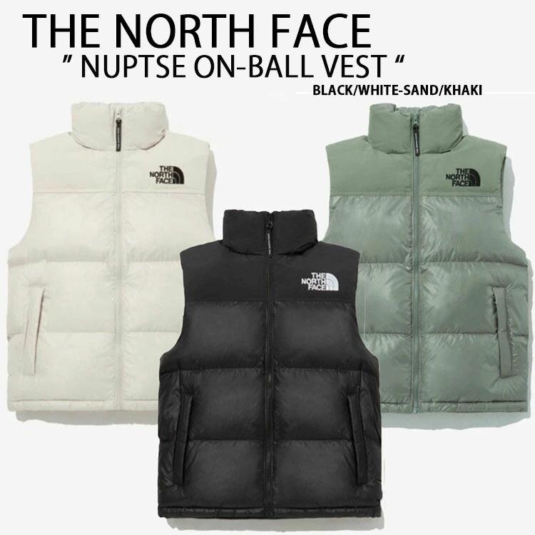 THE NORTH FACE ノースフェイス ダウン ベスト NUPTSE ON BALL VEST ダウンベスト ヌプシベスト パディングジャケット  BLACK KHAKI WHITE SAND NV3NP55A/B/C/D/E : tnf-nv3np55 : セレクトショップ a-clo -