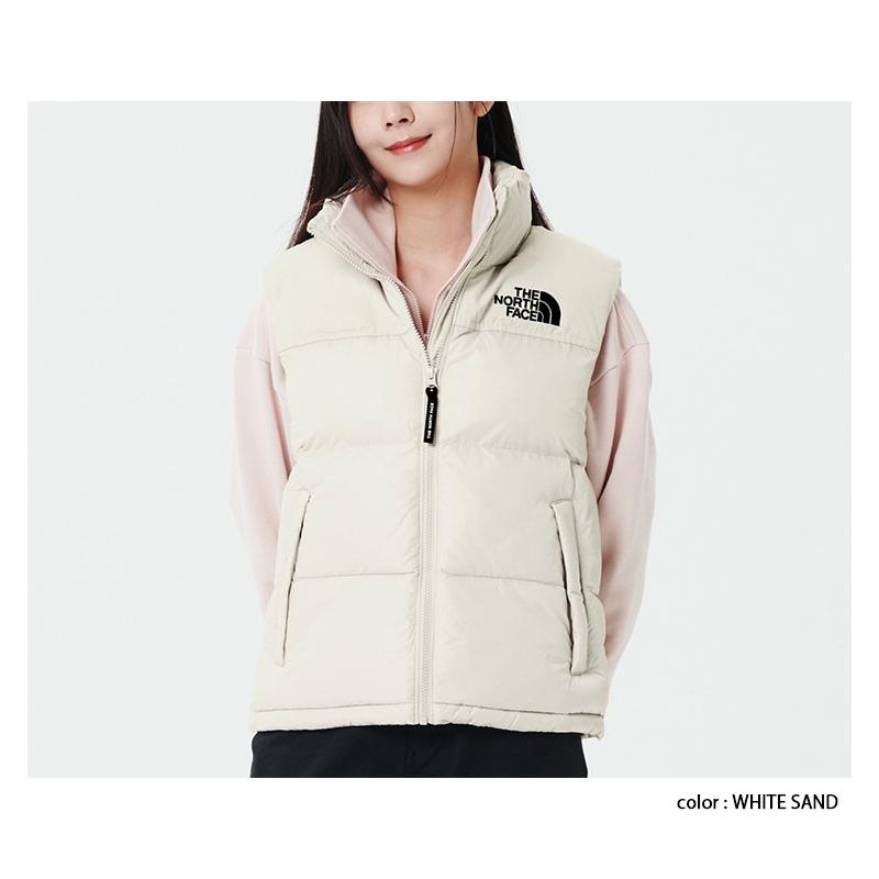 THE NORTH FACE ノースフェイス ダウン ベスト NUPTSE ON BALL VEST ダウンベスト ヌプシベスト パディングジャケット  BLACK KHAKI WHITE SAND NV3NP55A/B/C/D/E