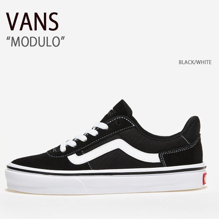 VANS バンズ スニーカー MODULO BLACK WHITE モデューロ ブラック