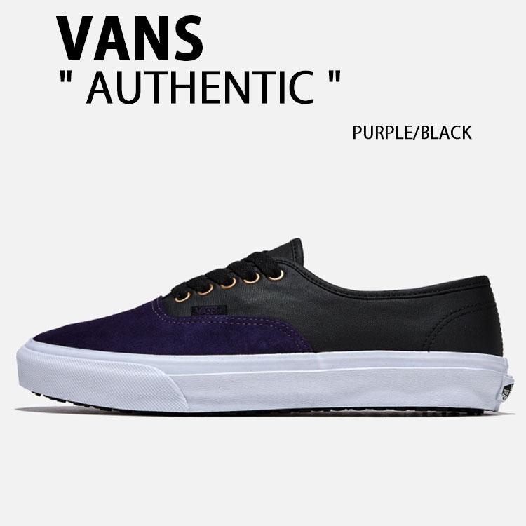 VANS バンズ スニーカー AUTHENTIC PURPLE BLACK V44CF BBS