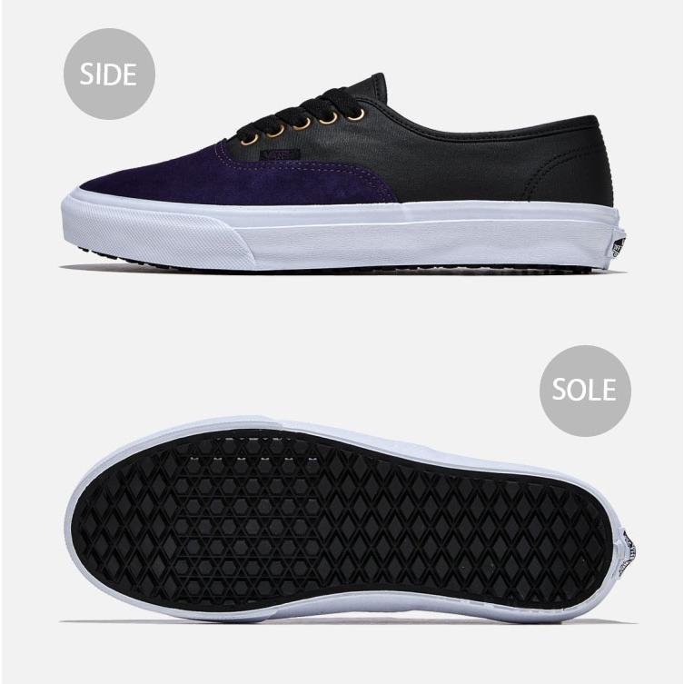 VANS バンズ スニーカー AUTHENTIC PURPLE BLACK V44CF BBS オーセンティック パープル ブラック スエード ローカット メンズ 男性用 VANS（ヴァンズ） バンズ スニーカー AUTHENTIC PURPLE BLACK V44CF