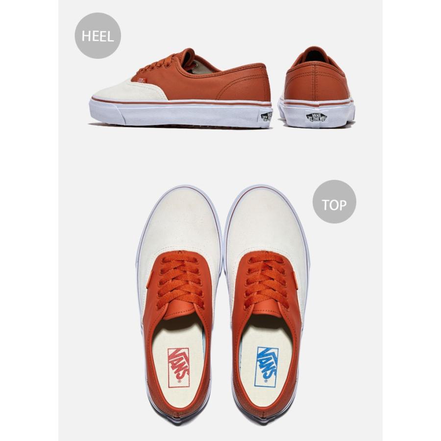 VANS（ヴァンズ） バンズ スニーカー AUTHENTIC WHITE ORANGE V44CF