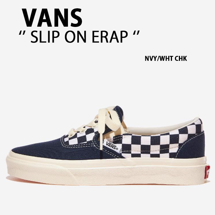 VANS（ヴァンズ） バンズ スニーカー SLIP ON ERAP NAVY WHITE 