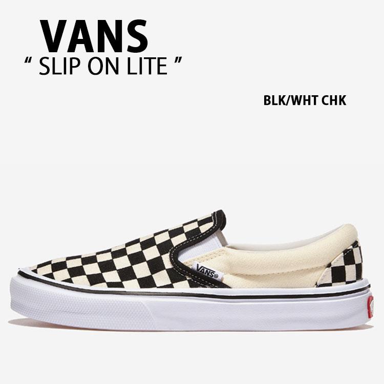 vans チェッカースリッポン USA製 ブラックホワイト 黒白 VANS
