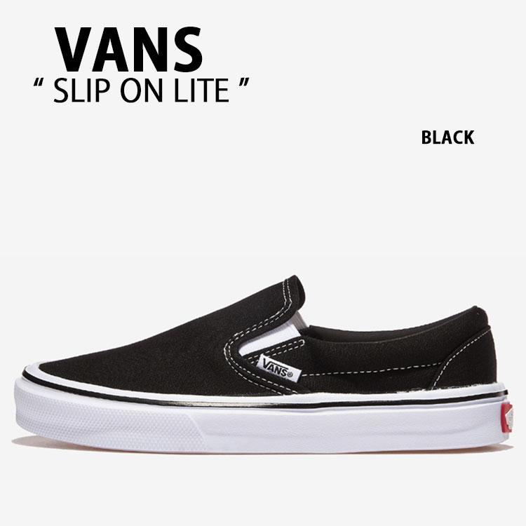 VANS（ヴァンズ） バンズ スニーカー SLIP ON LITE BLACK WHITE V98