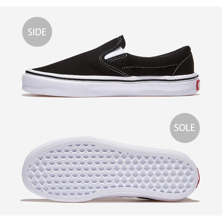 VANS バンズ スニーカー SLIP ON LITE BLACK WHITE V98