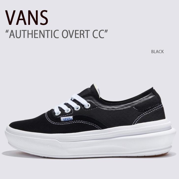 VANS バンズ スニーカー AUTHENTIC OVERT CC BLACK VN0007NVBLK VANS バンズ スニーカー AUTHENTIC OVERT CC BLACK VN0007NVBLK