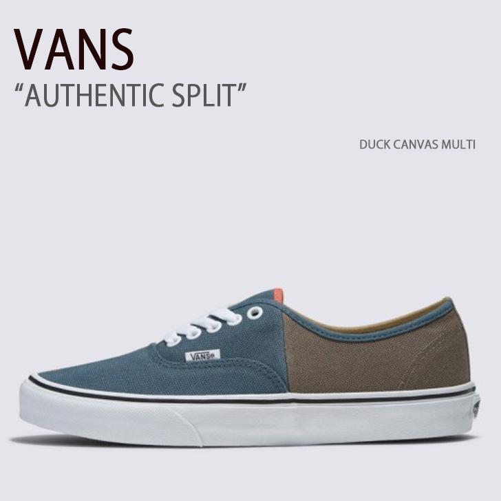 VANS バンズ スニーカー AUTHENTIC SPLIT DUCK CANVAS MULTI VN0009Q8448 オーセンティックスプリット VANS（ヴァンズ） バンズ スニーカー AUTHENTIC SPLIT DUCK CANVAS