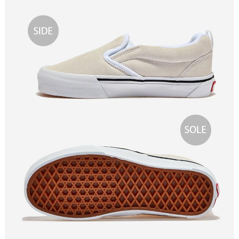 VANS バンズ スニーカー KNU SLIP WHITE TRUE VN0009QDWC6