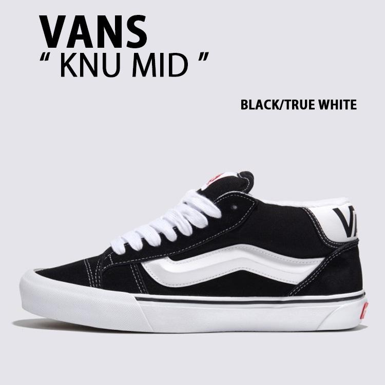 VANS（ヴァンズ） バンズ スニーカー Knu Mid BLACK TRUE WHITE