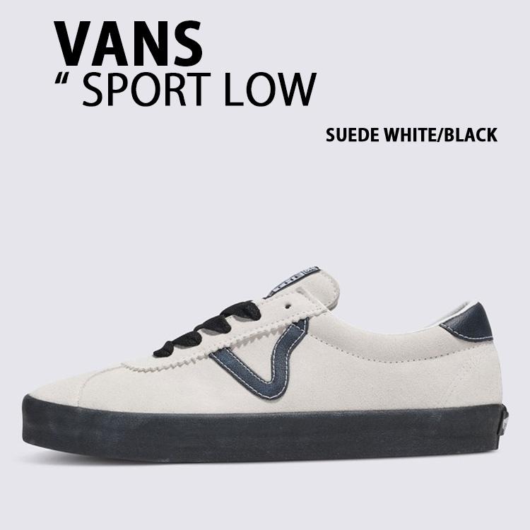 VANS（ヴァンズ） バンズ スニーカーSPORT LOW SUEDE WHITE BLACK