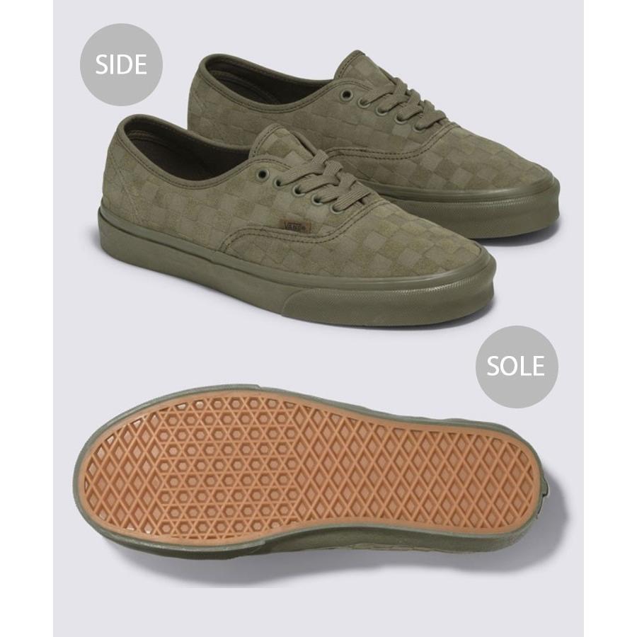 VANS バンズ スニーカー AUTHENTIC MONO CHECKERBOARD OLIVE VANS バンズ スニーカー AUTHENTIC MONO CHECKERBOARD OLIVE