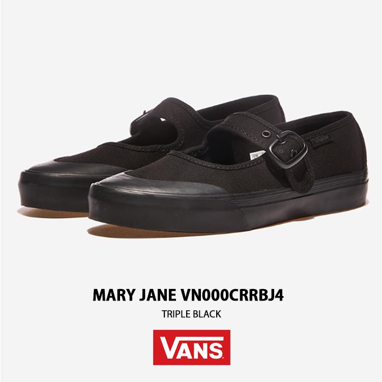 VANS バンズ スニーカー MARY JANE TRIPLE BLACK VN000CRRBJ4 メリージェーン トリプルブラック レディース 女性用｜snkrs-aclo｜03