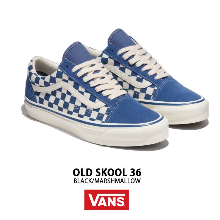 VANS バンズ スニーカー OLD SKOOL CHECKERBOARD 36 MEDIUM BLUE VANS バンズ スニーカー OLD SKOOL CHECKERBOARD 36 MEDIUM BLUE