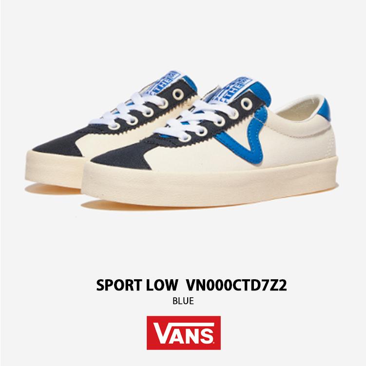 VANS バンズ スニーカーSPORT LOW BLUE VN000CTD7Z2 スポーツ