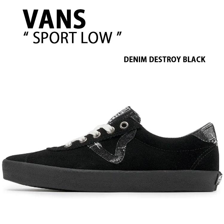 VANS（ヴァンズ） バンズ スニーカー SPORT LOW DENIM DESTROY BLACK