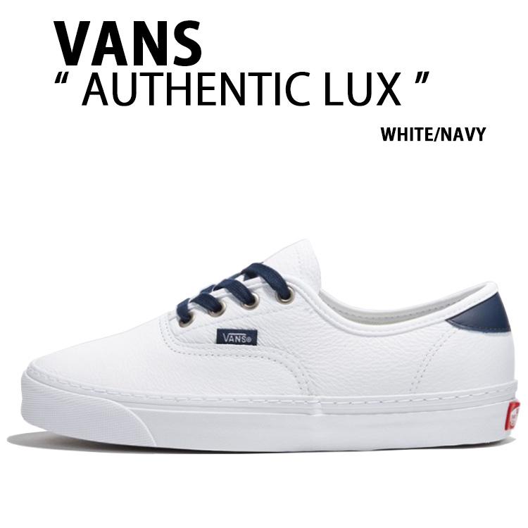 VANS バンズ スニーカー AUTHENTIC LUX VN000CZKYY2 オーセンティック ラクス ホワイト ネイビー VANS バンズ スニーカー AUTHENTIC LUX VN000CZKYY2 オーセンティック