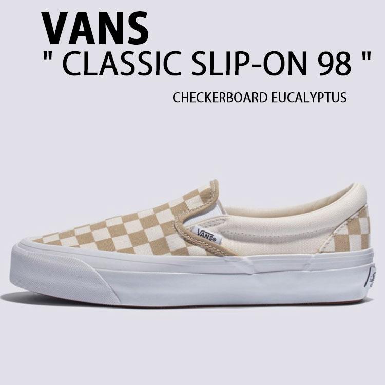 VANS（ヴァンズ） バンズ スニーカー CLASSIC SLIP-ON 98 CHECKERBOARD