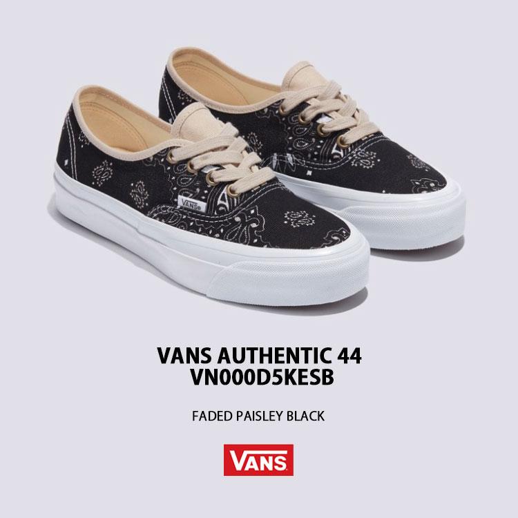 VANS バンズ スニーカー AUTHENTIC 44 FADED PAISLEY BLACK