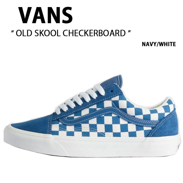VANS（ヴァンズ） バンズ スニーカー OLD SKOOL CHECKERBOARD NAVY