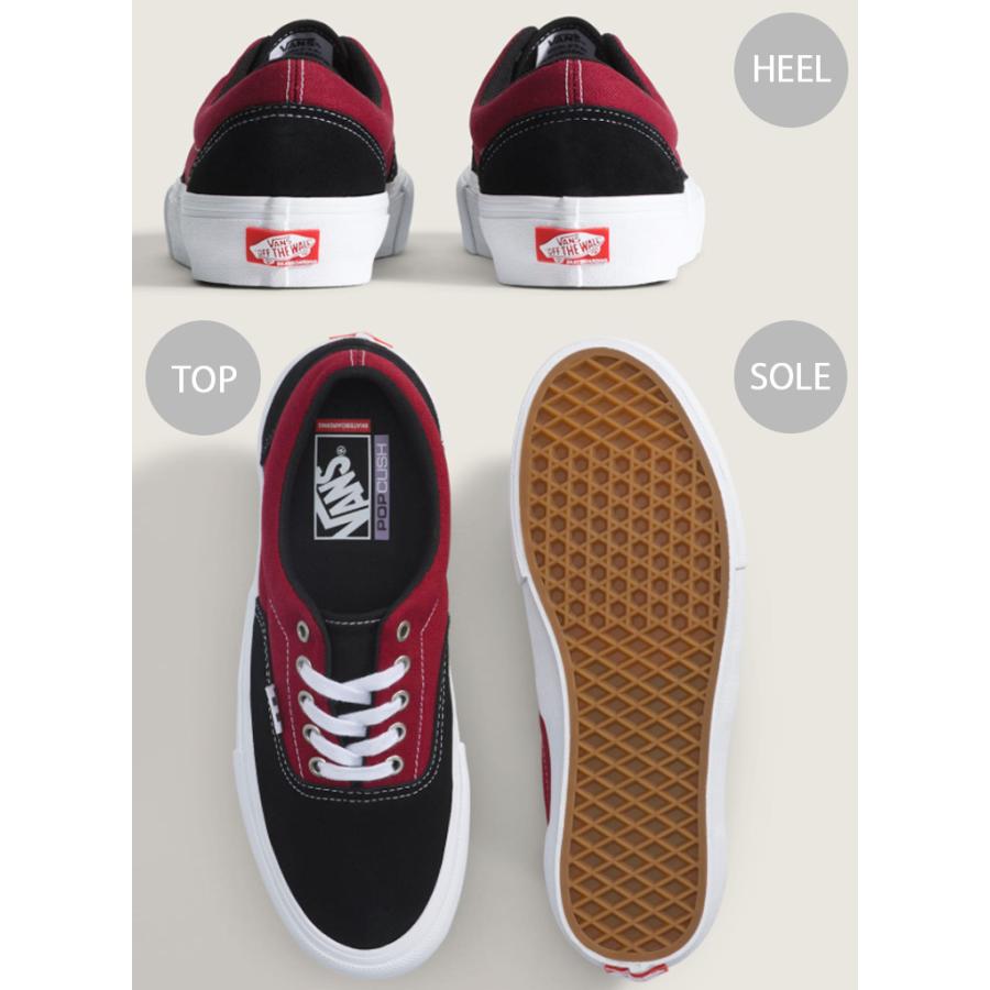 VANS（ヴァンズ） バンズ スニーカー SKATE ERA BLACK DARK RED 