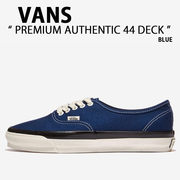VANS（ヴァンズ） バンズ スニーカー PREMIUM AUTHENTIC 44 DECK BLUE