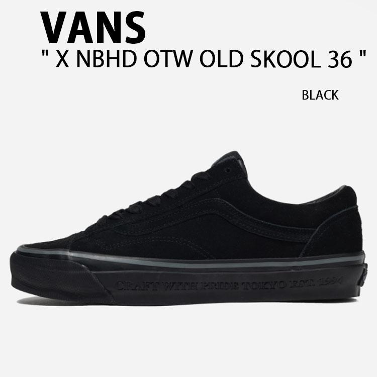 VANS バンズ スニーカー X NBHD OTW OLD SKOOL 36 BLACK VN000SHEBLA X ネイバーフッド OTW オールドスクール 36 ブラック VANS（ヴァンズ） バンズ スニーカー X NBHD OTW OLD SKOOL 36 BLACK