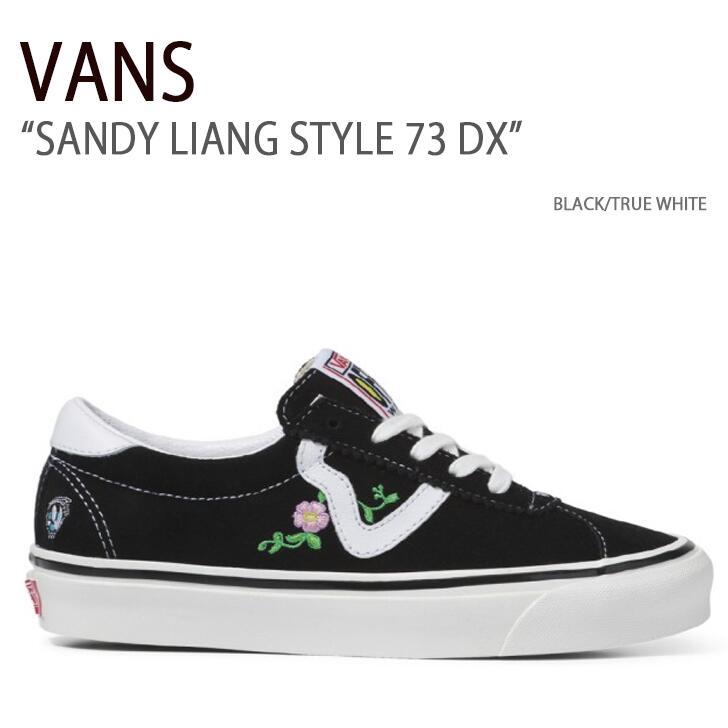 VANS バンズ スニーカー SANDY LIANG STYLE 73 DX BLACK TRUE WHITE  
