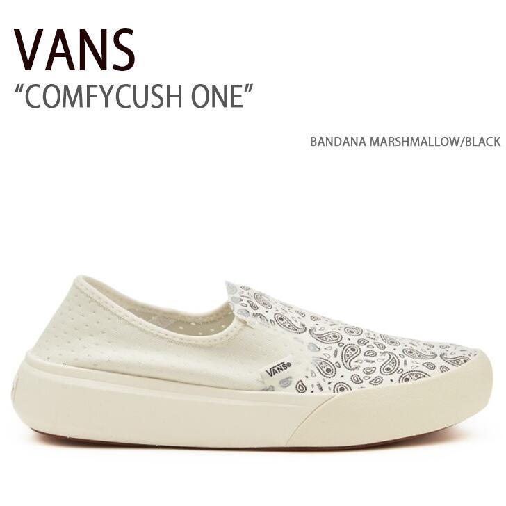 VANS スニーカー COMFYCUSH ONE BANDANA MARSHMALLOW BLACK VN0A45J5KIG VANS（ヴァンズ） バンズ スニーカー COMFYCUSH ONE BANDANA