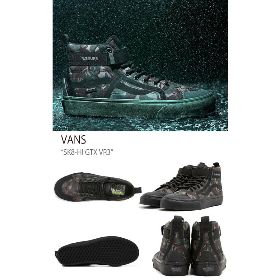 VANS バンズ スニーカー SK8-HI GTX VR3 RAEBURN CAMO VN0A4BVKCMA スケートハイゴアテックスVR3 メンズ レディース 男性用 女性用 男女兼用｜snkrs-aclo｜02