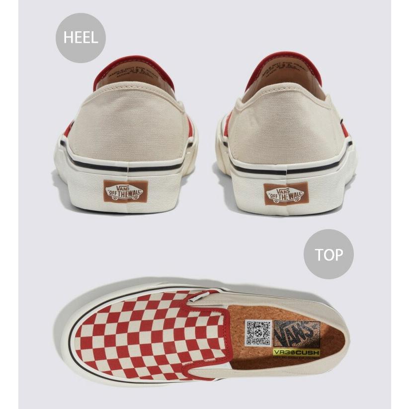 VANS バンズ スニーカー SLIP-ON VR3 SF CHECKERBOARD RED VANS バンズ スニーカー SLIP-ON VR3 SF CHECKERBOARD RED