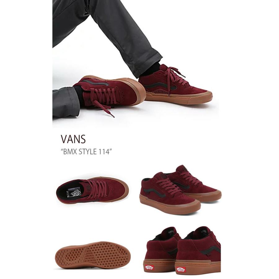 VANS バンズ スニーカー BMX STYLE 114 PORT GUM VN0A4BXLK10